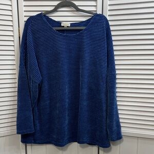 Chenault Women's Deep Blue Crew Neck Sweater